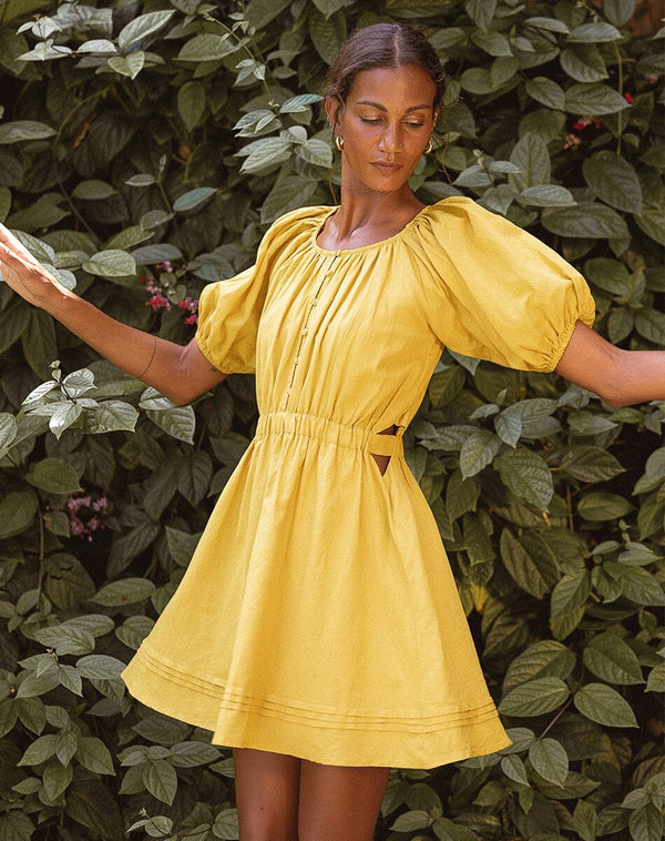 Orianna Mini Dress | Marigold