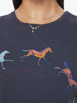 The Cropped Itty Bitty Goodie - Horsin' Around