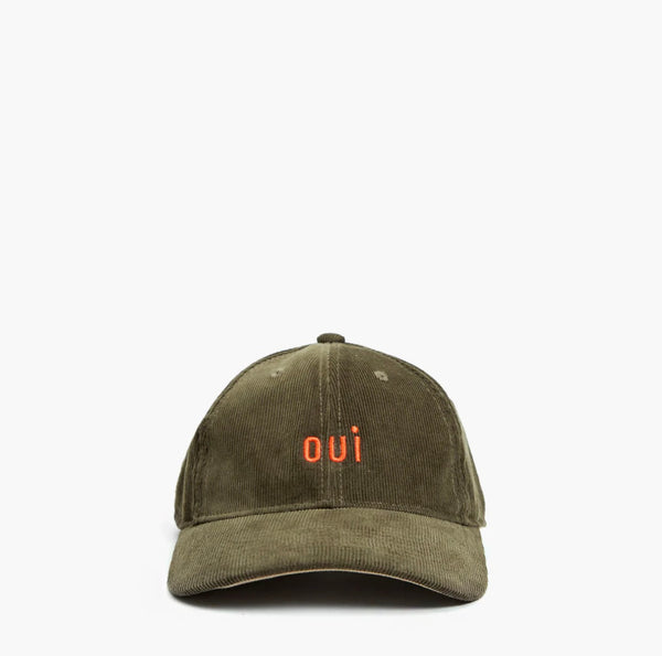 Baseball Hat
Olive Corduroy Oui