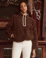 The Countryside Pullover - Hickory w/ Cream