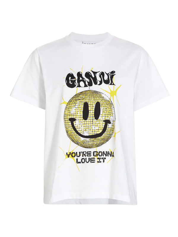 Basic Jersey Smiley Relaxed T-Shirt