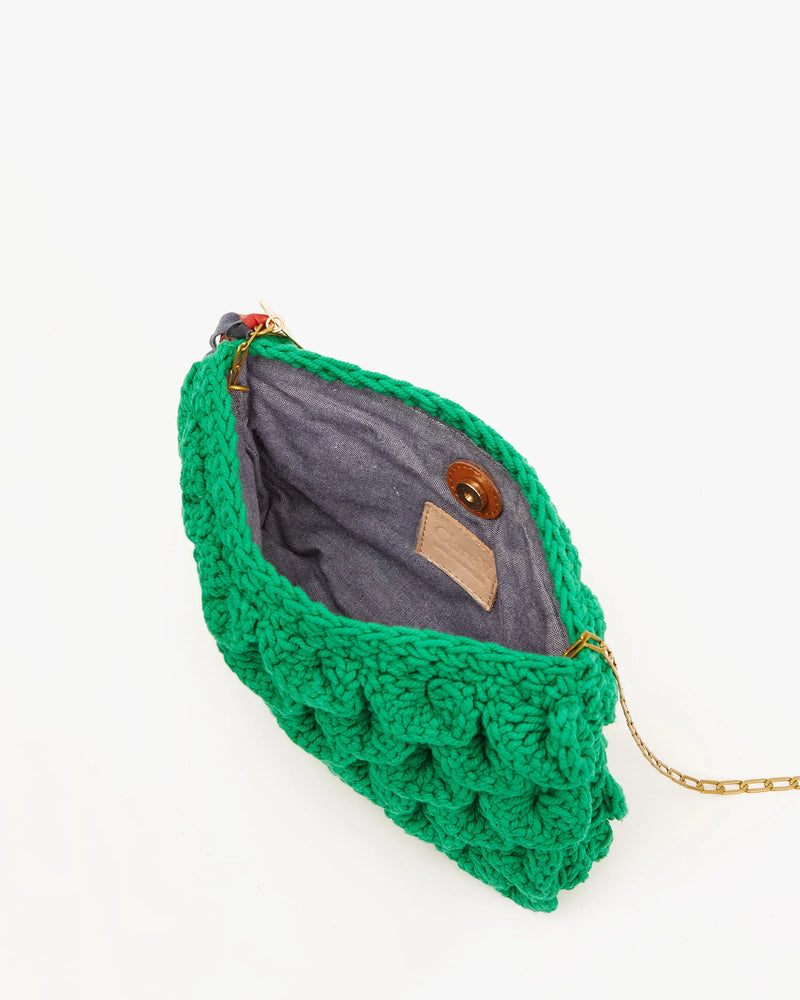 Estelle Emerald Crochet Scallop