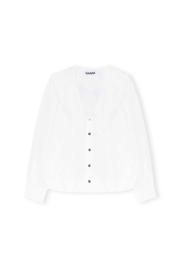V-Neck Shirt - White