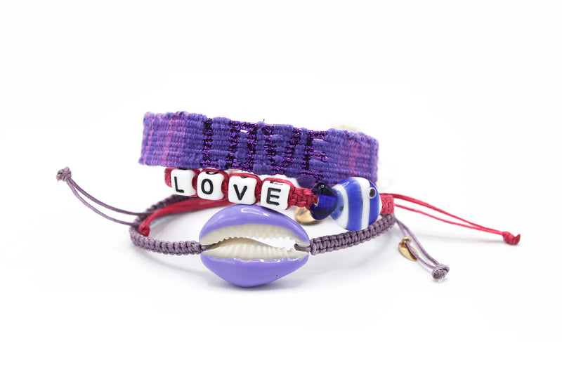 Purple Rain - 3P Bracelet Set