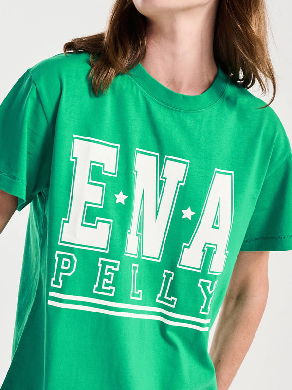 Pelly Gang Tee-Washed Evergreen